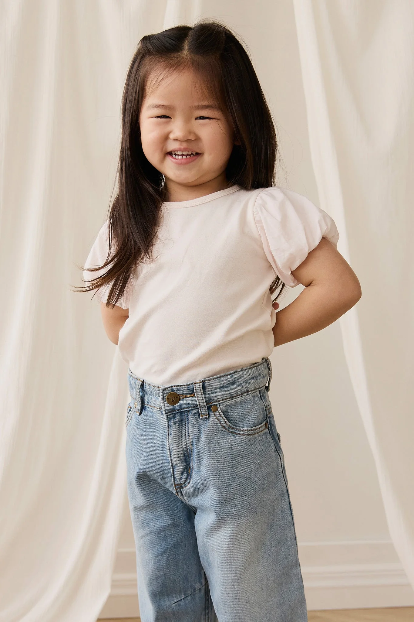 Pima Cotton Myla Top - Blushed Rose