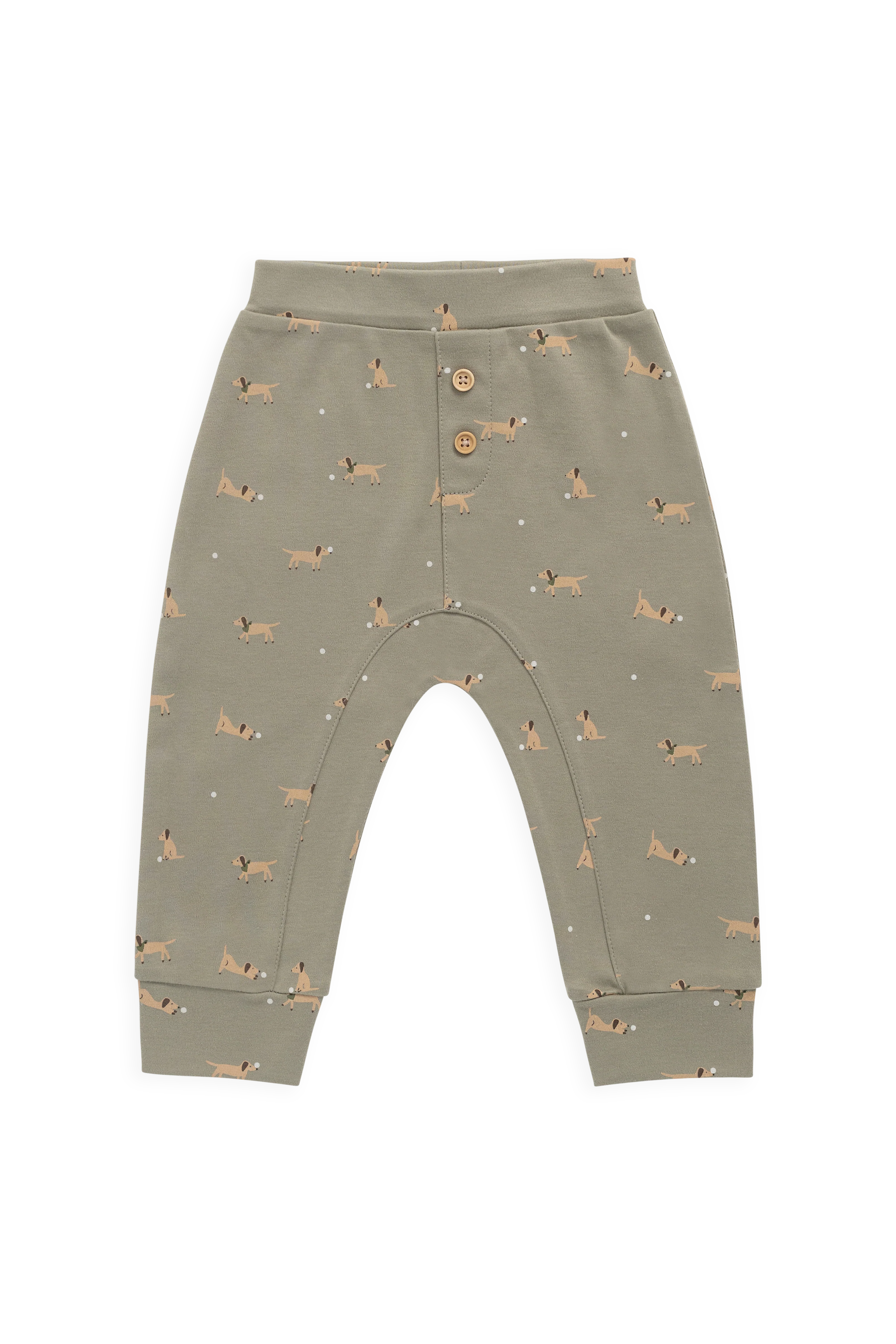 Pima Cotton Wesley Pant - Play Ball Vert - Image 2