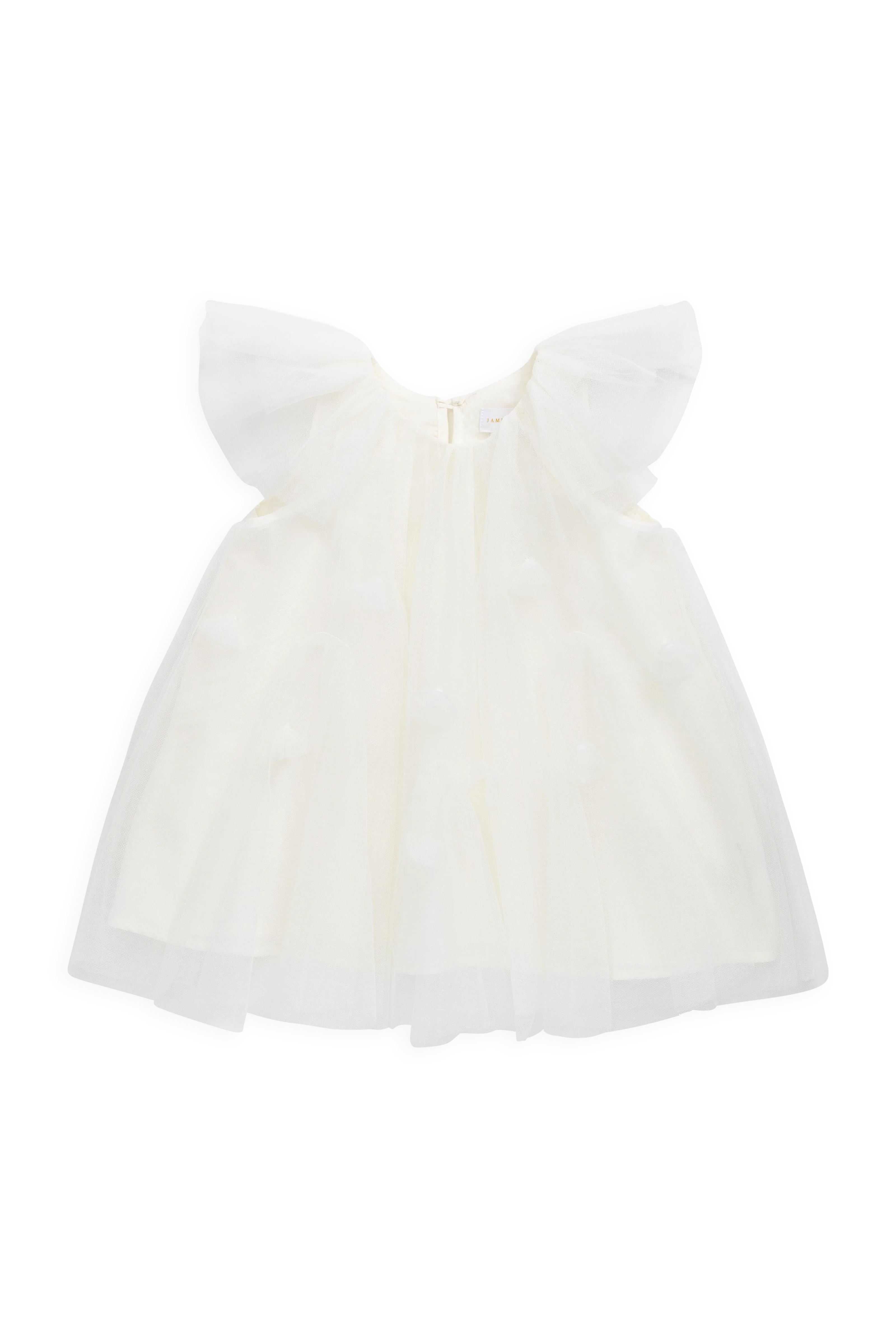 Rhea Tulle Dress - Parchment - Image 2