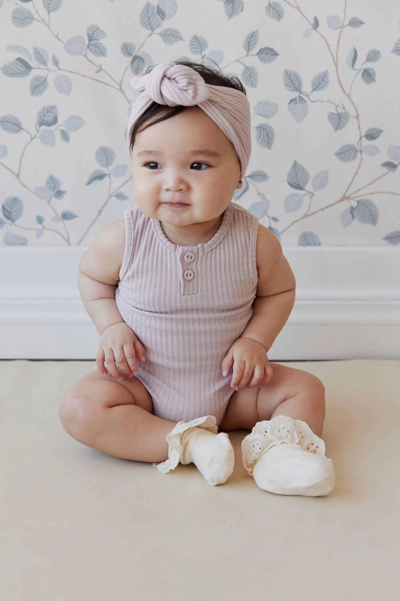 Rib Headband - Lilac Ash - Image 5