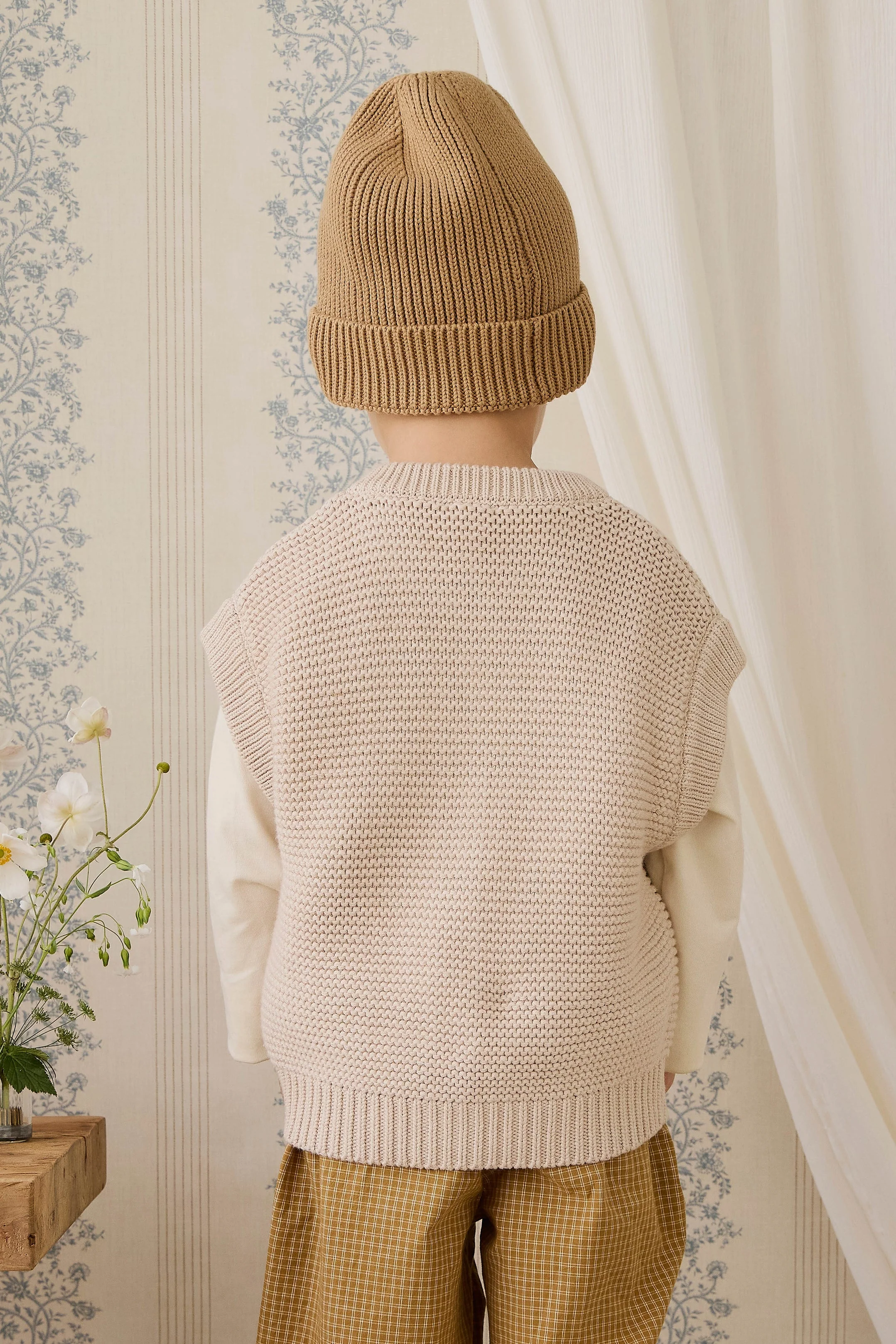 Rome Knit Vest - Oat Marle - Image 4