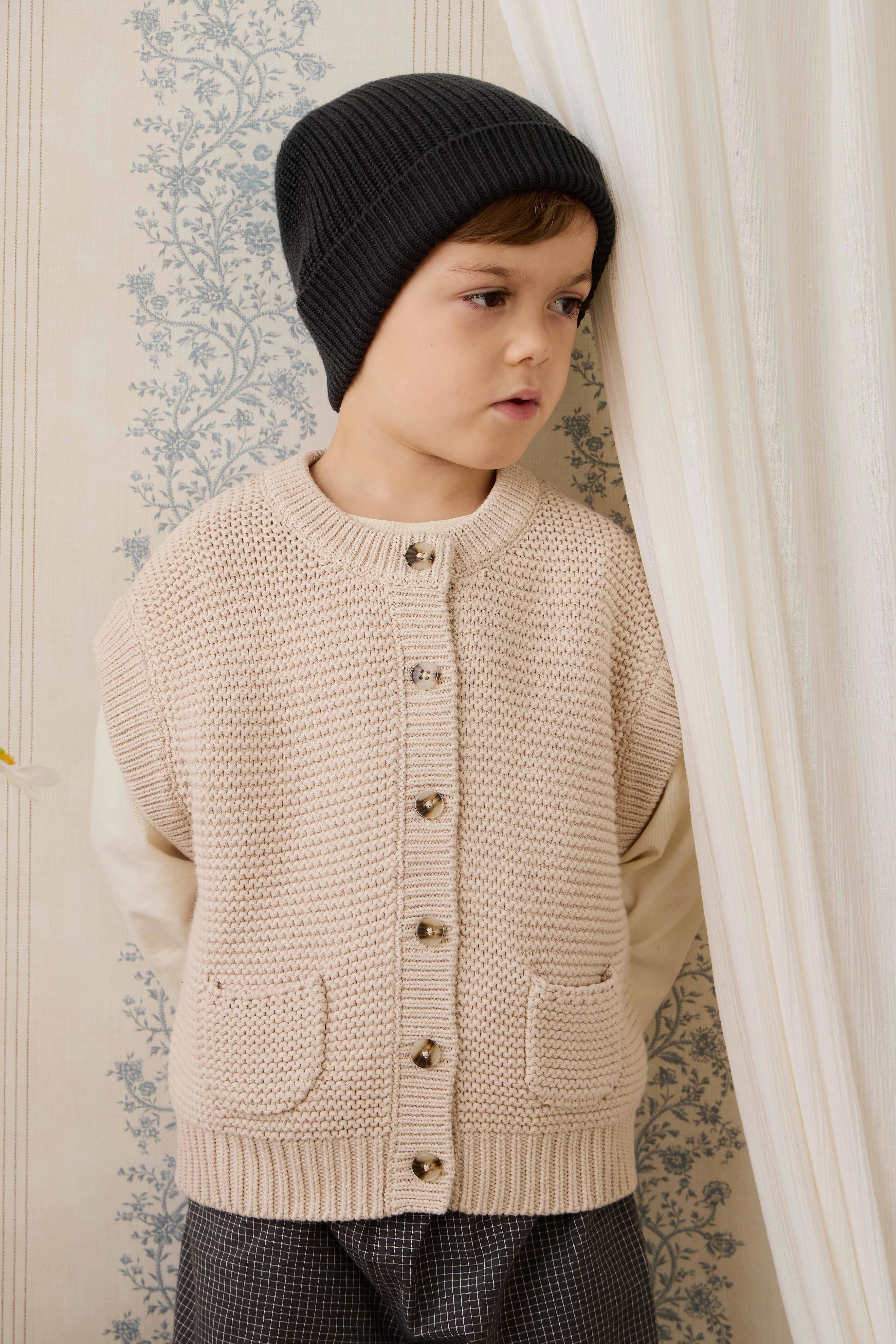 Rome Knit Vest - Oat Marle - Image 6