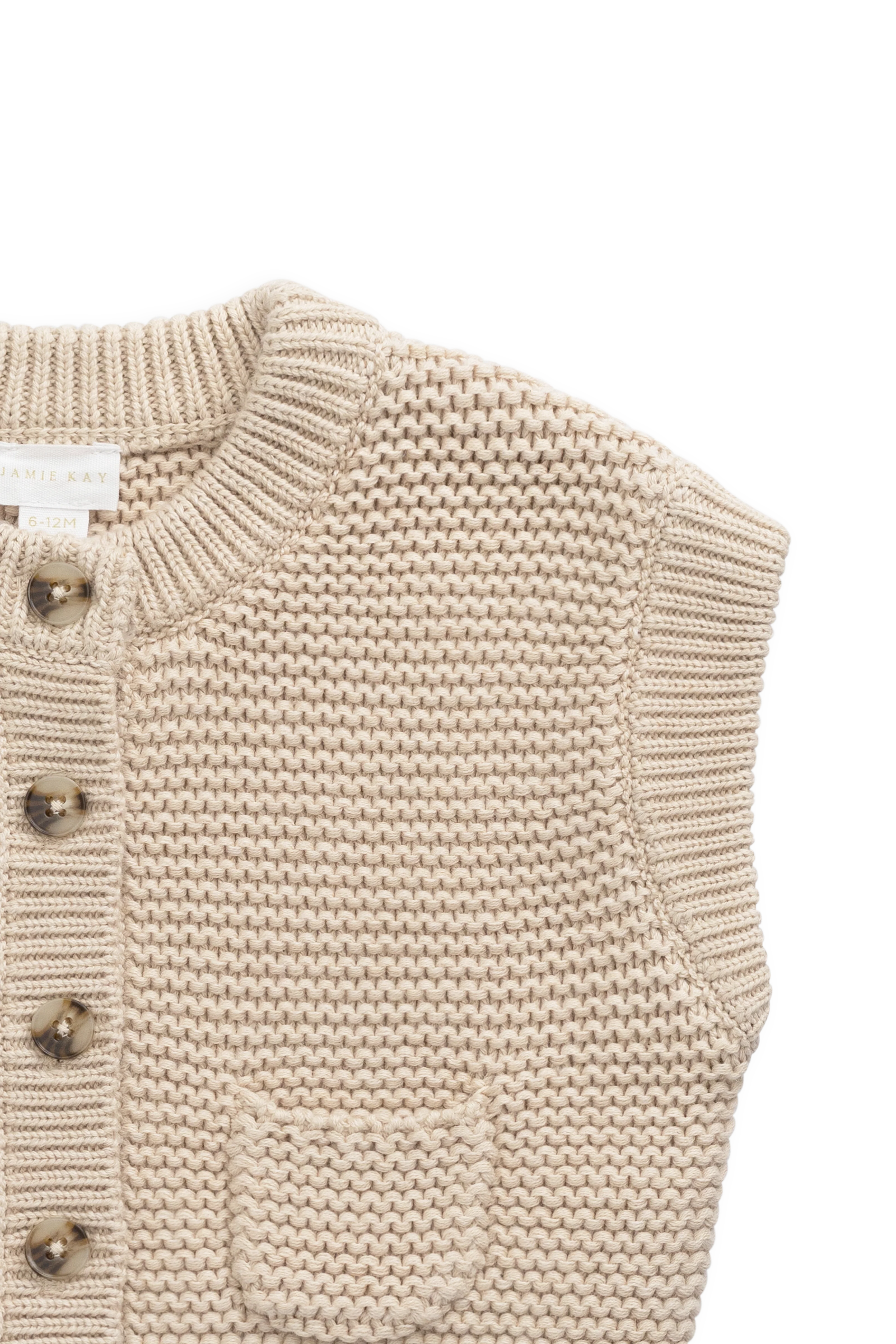 Rome Knit Vest - Oat Marle - Image 7
