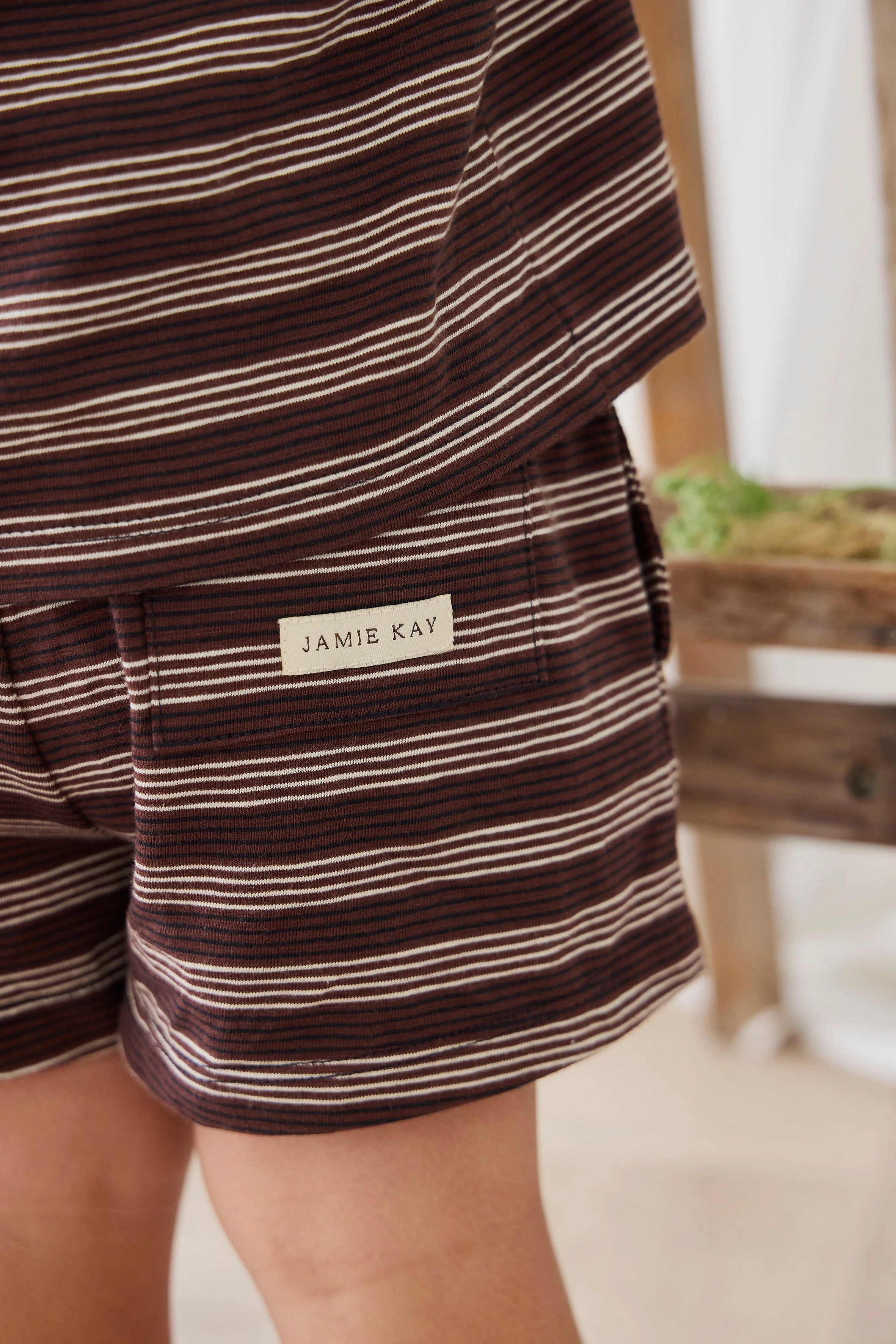Slub Cotton Iver Short - Regal Stripe - Image 3
