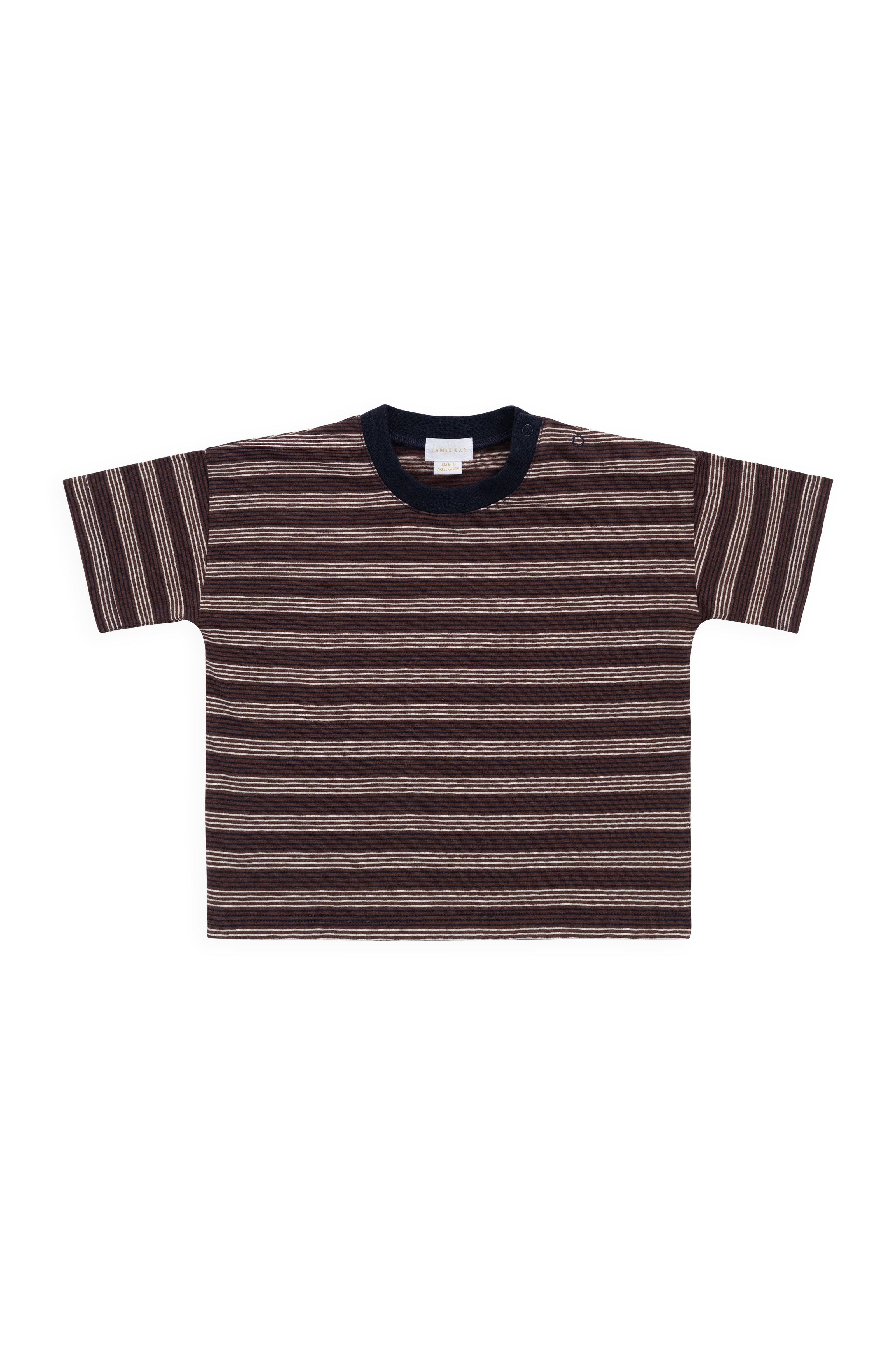 Slub Cotton Iver Tee - Regal Stripe - Image 2