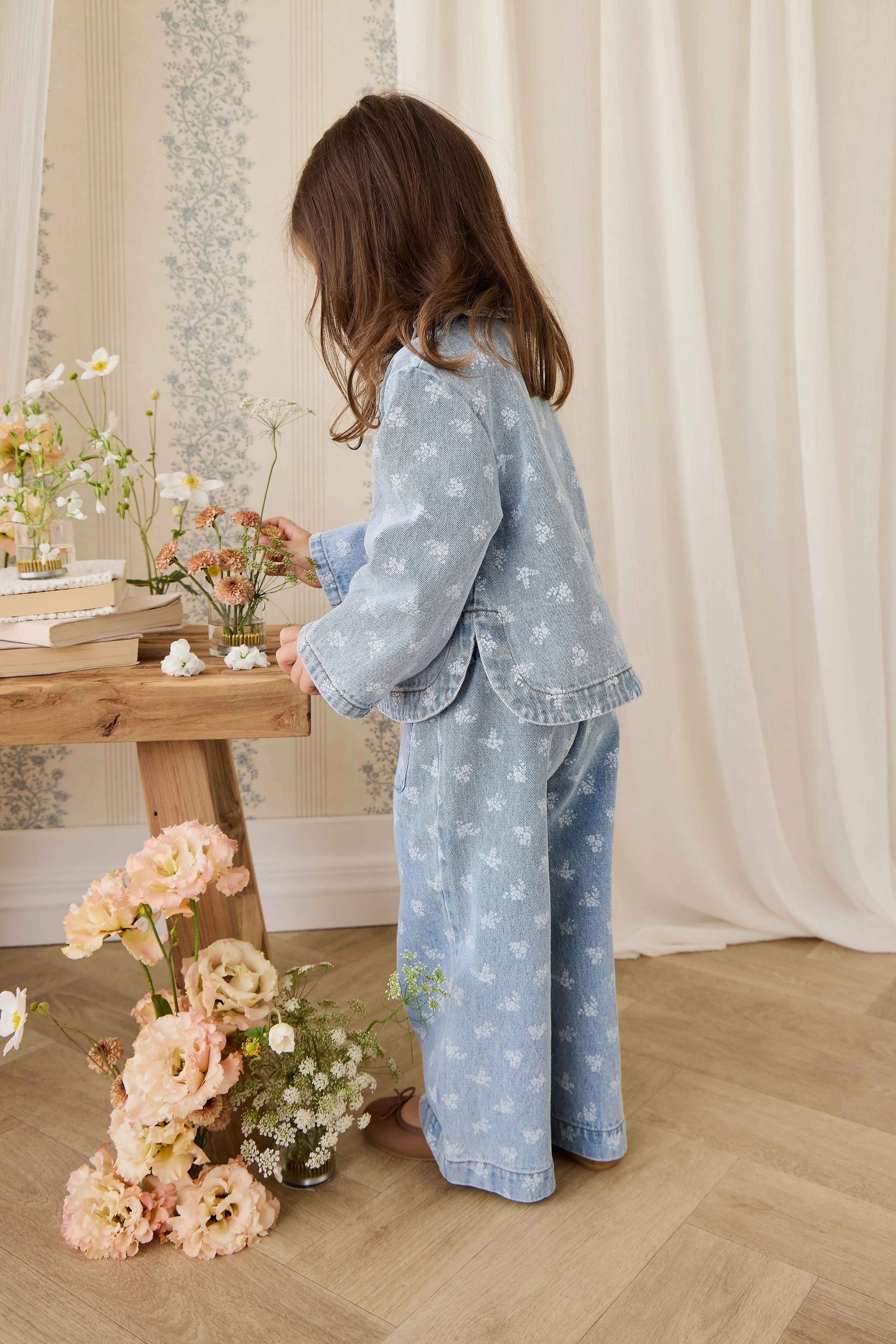 Theodora Pant - Tully Floral Denim - Image 11