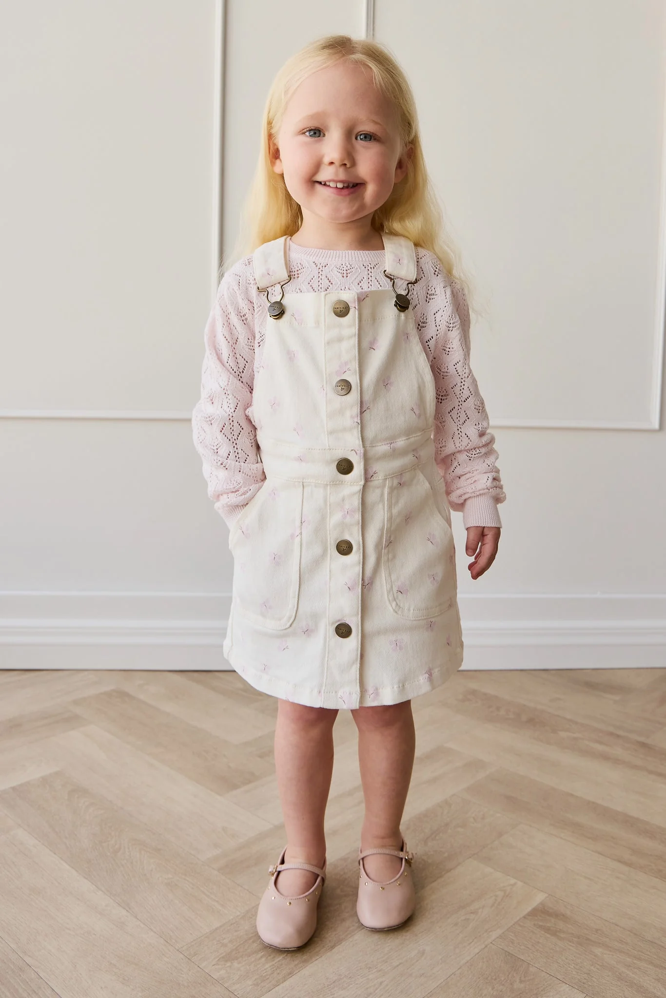 Vintage Overall Dress - Parchment Jamie's Atrium