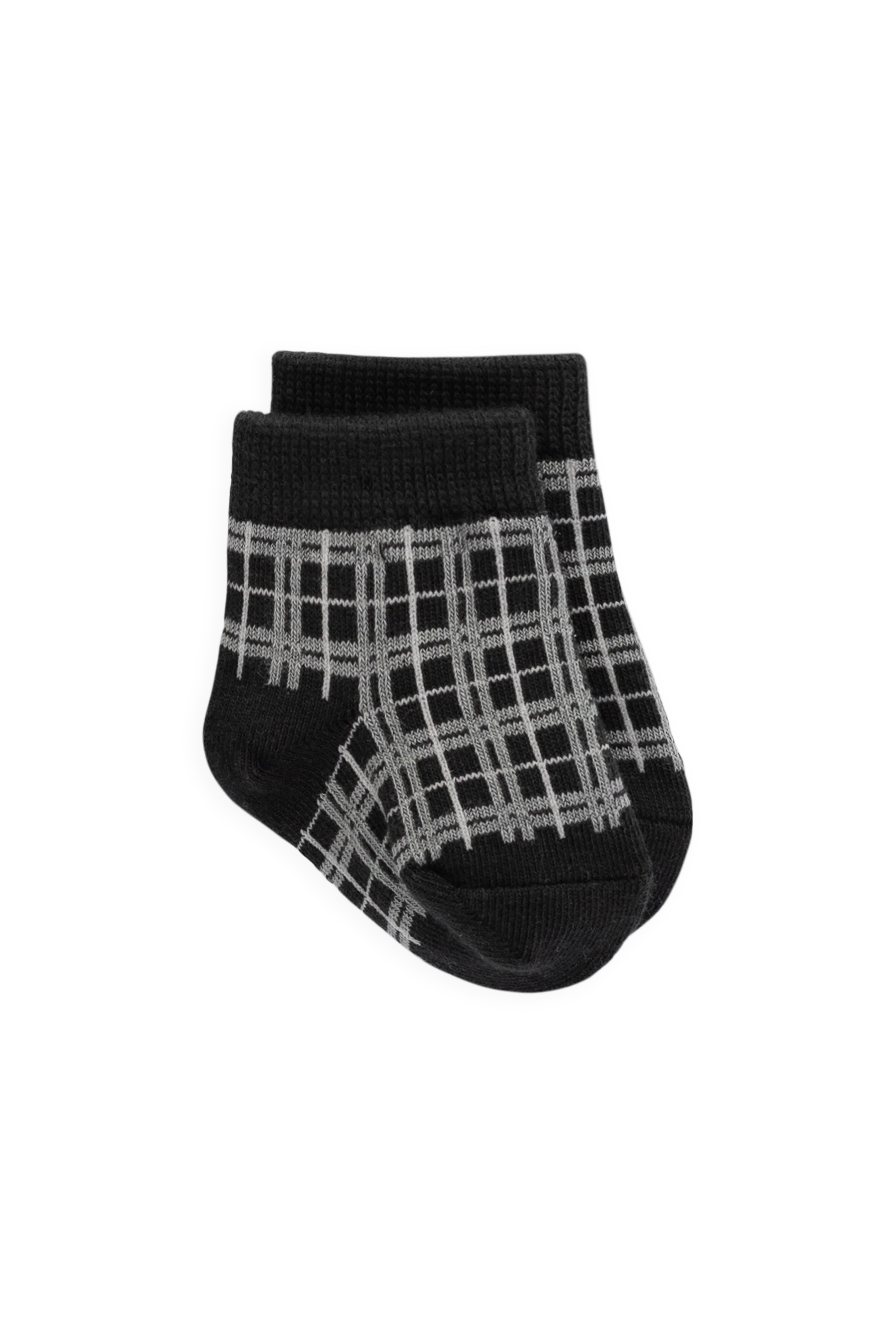 William Socks - Tattersalls Check Basalt